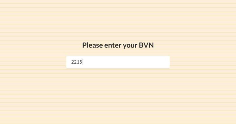 Bank Verification Number (BVN)