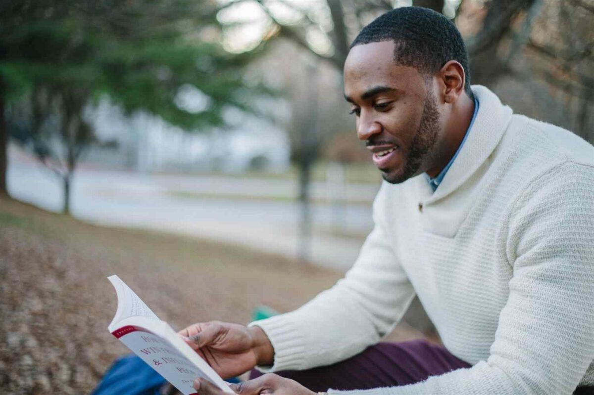 entrepreneur reading