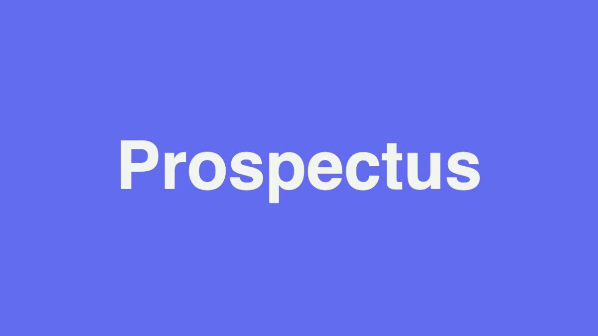 Prospectus