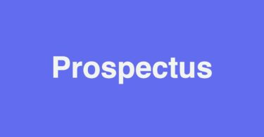 Prospectus