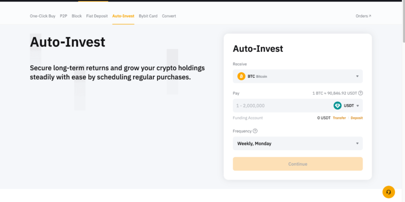 Auto-Invest Bybit